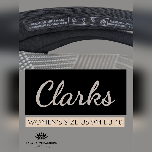 Cloudsteppers by Clarks Arla Glison Black Sandal Size US 9M / EU 40 Cushion Soft - Picture 7 of 16